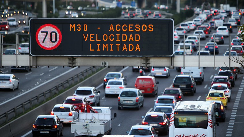 Madrid tendrá limitado el tráfico y los accesos en la M-30
