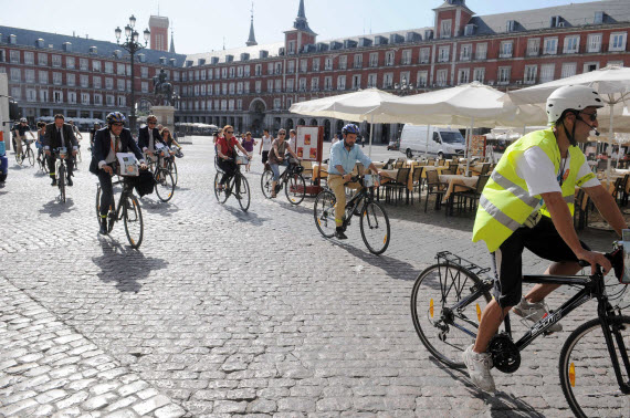 Madrid sigue siendo problemática para los ciclistas